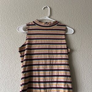 Candie's Red and Orange Tank Top